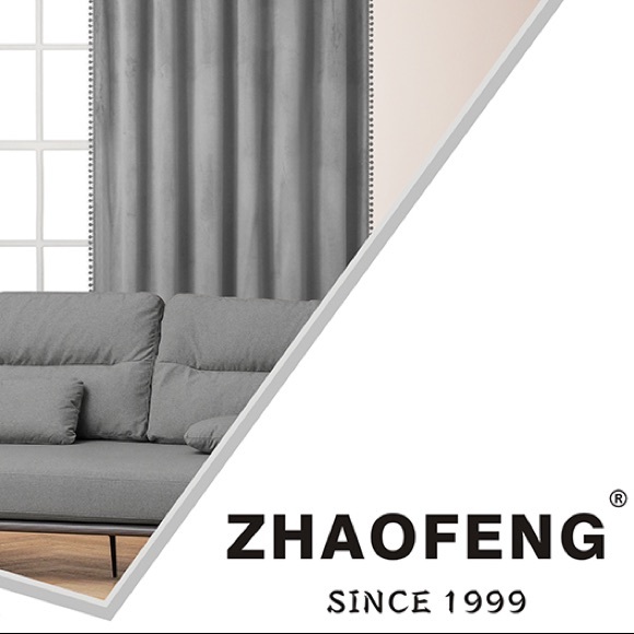Zhaofeng 42”x95” Pom Pom Velvet Curtains in gray - Picture 16 of 16